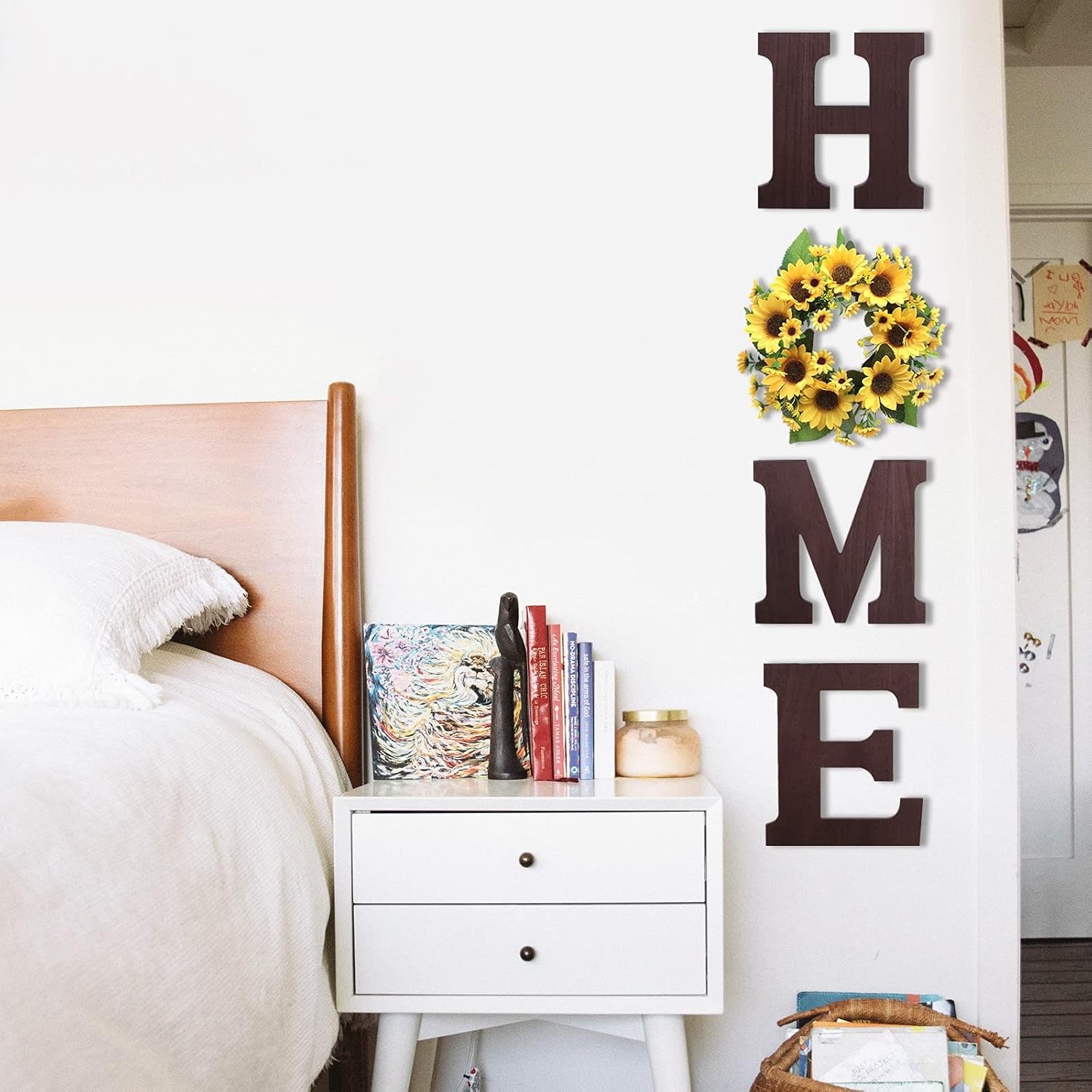 Wall Hanging Wood Home Letters