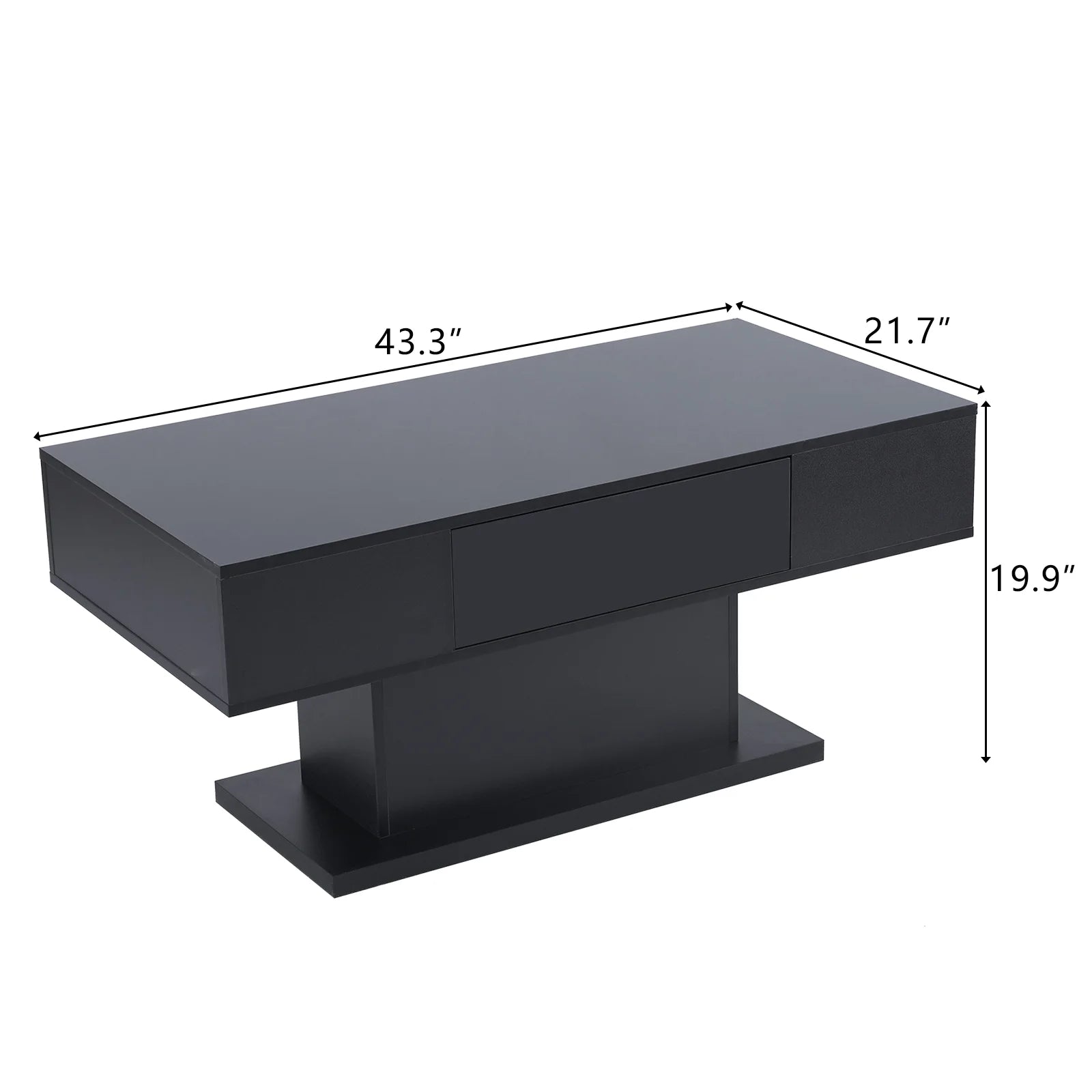  High Gloss LED Coffee Table