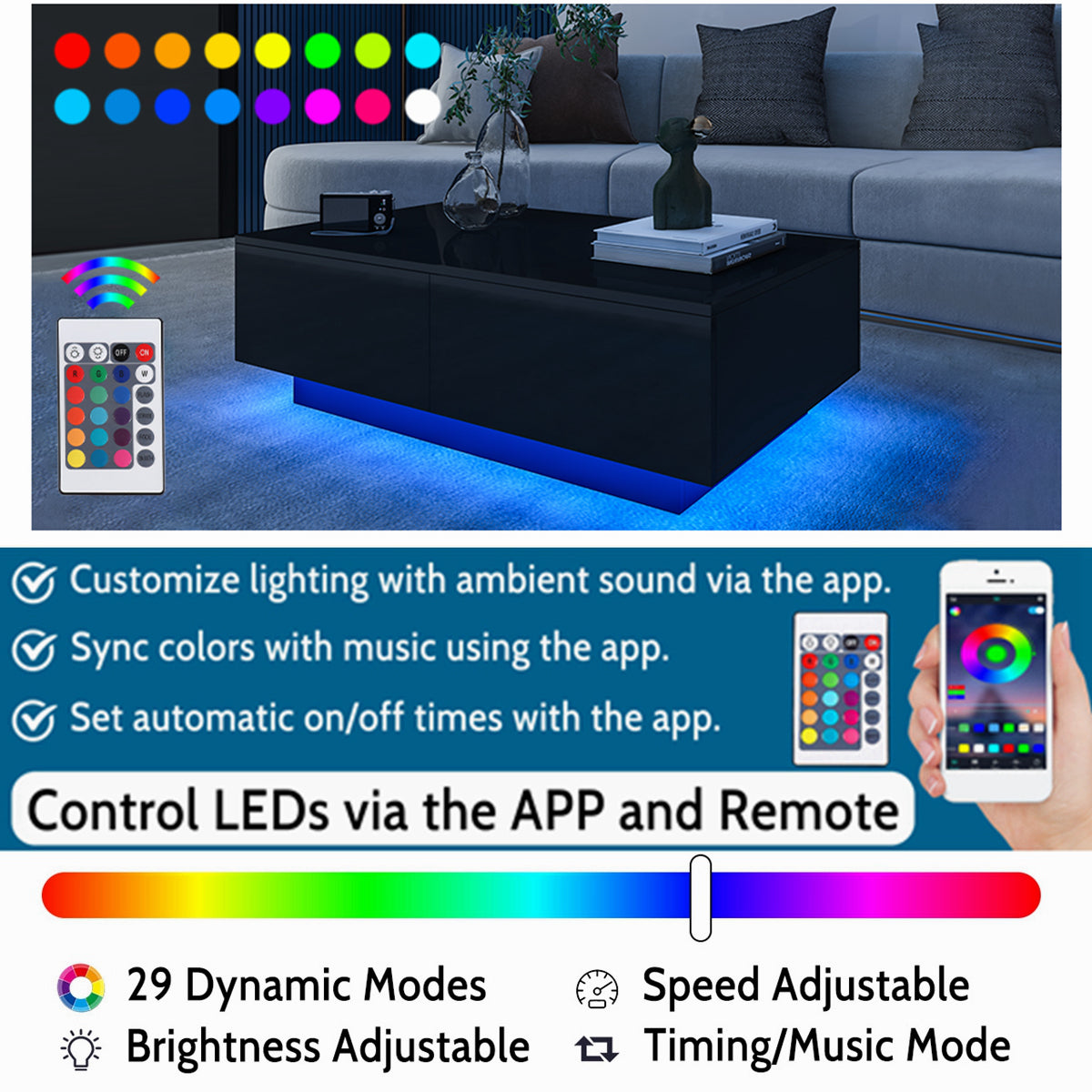 LED Coffee Table