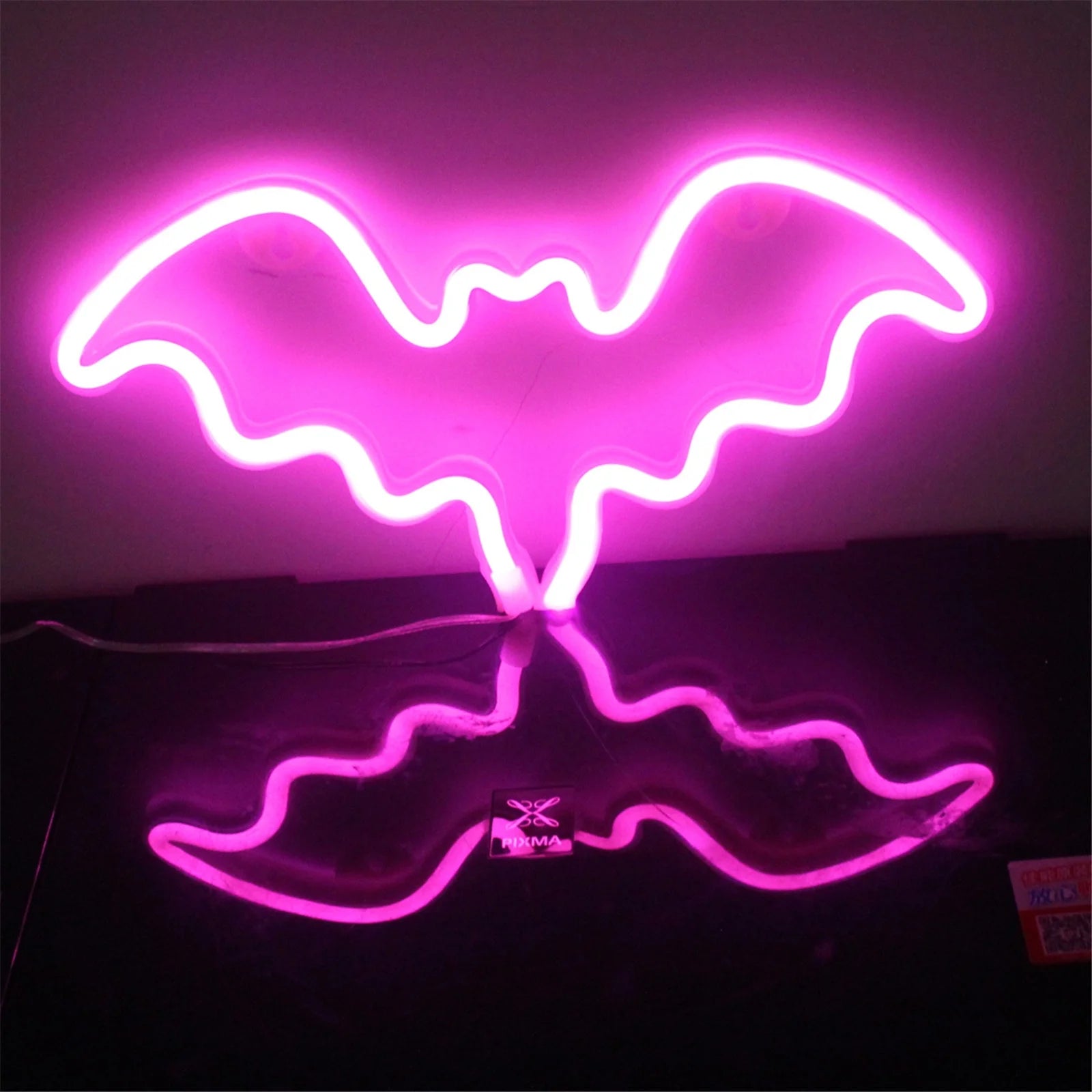 Neon Bat Lamp 