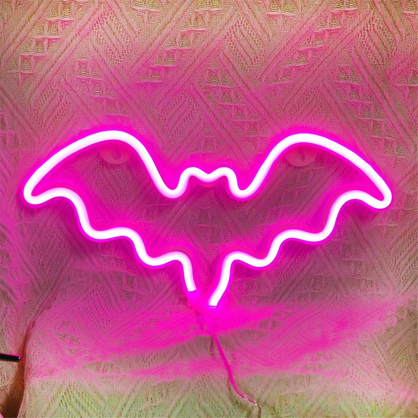 Neon Bat Lamp 