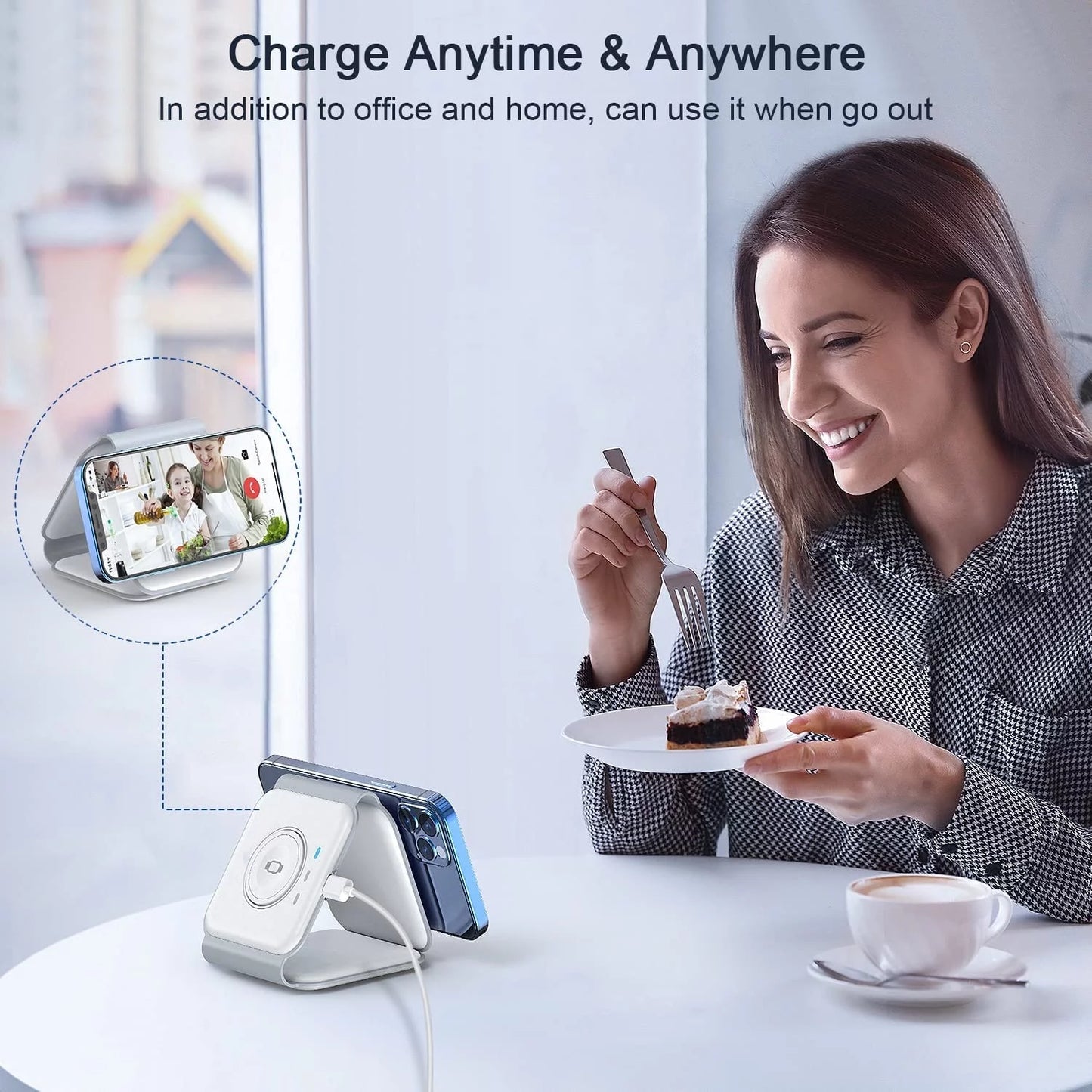 3 in 1 Wireless Charging Station for Multiple Device Apple