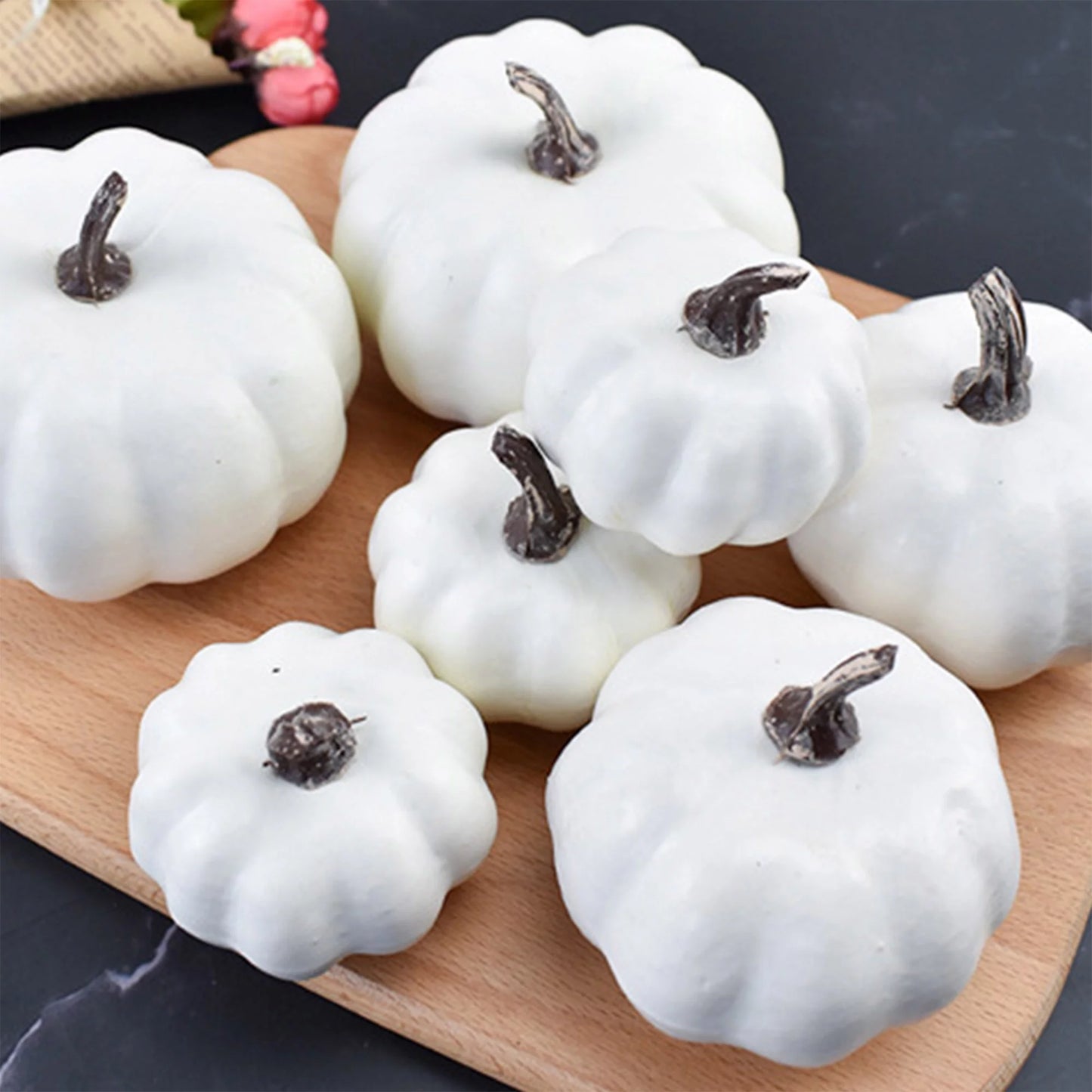 7Pcs Thanksgiving Artificial Pumpkin