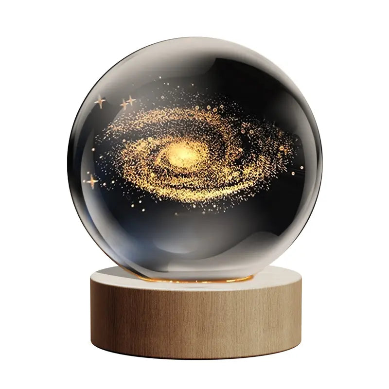 Glass Globe Desk lamp 