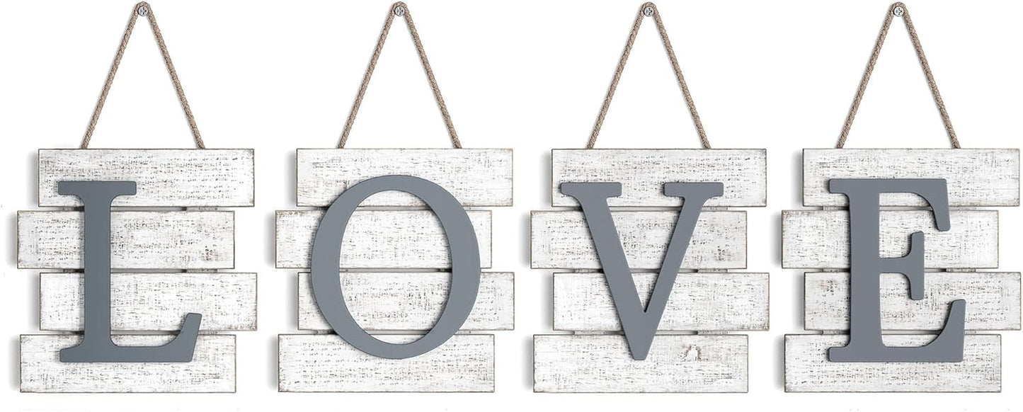  Distressed Rustic Farmhouse Wood Wall Decor