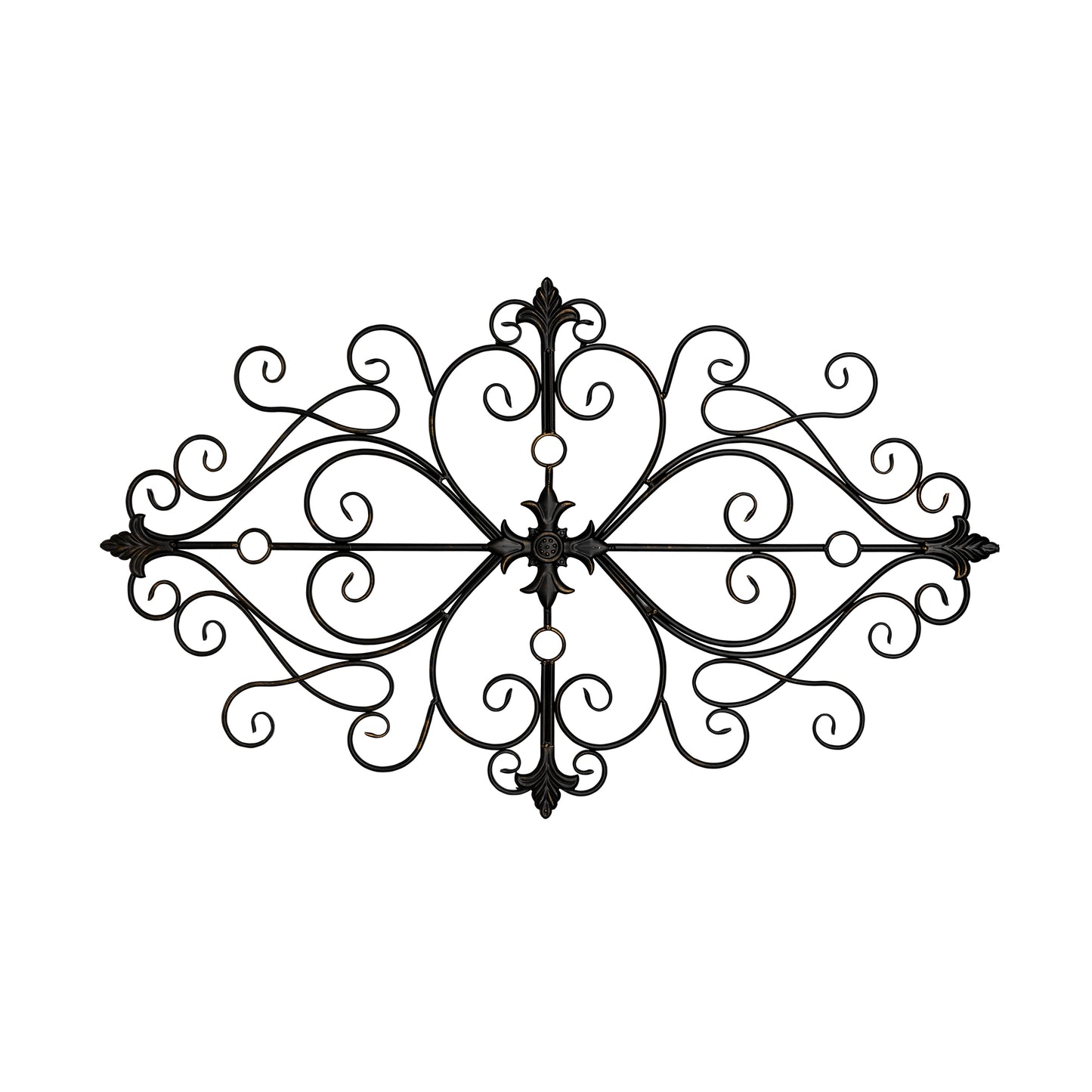 Traditional Scroll Wall Decor in Black