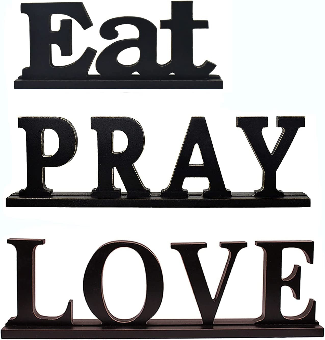 Eat Pray Love Sign for Home Decor 